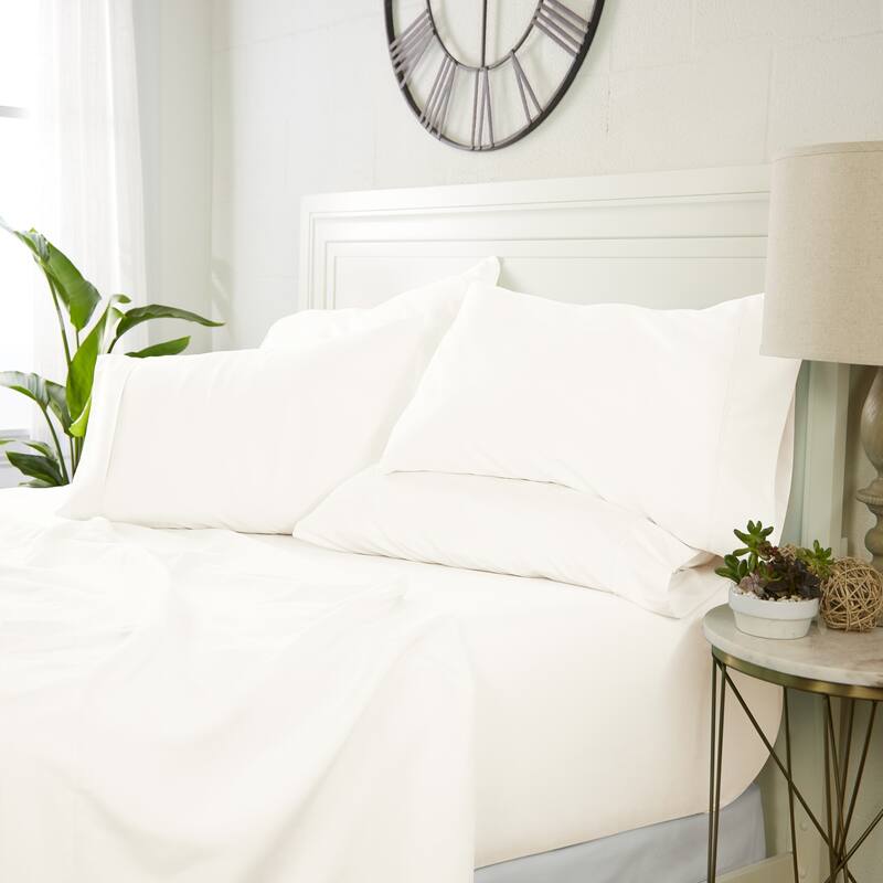 Luxury Ultra Soft 6-piece Bed Sheet Set by Simply Soft - Full - Vanilla