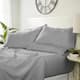 Luxury Ultra Soft 6-piece Bed Sheet Set by Home Collection - Queen - Harbor Gray