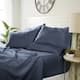 Luxury Ultra Soft 6-piece Bed Sheet Set by Home Collection - Queen - Midnight Blue