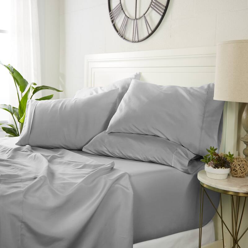 Luxury Ultra Soft 6-piece Bed Sheet Set by Simply Soft - Full - Slate