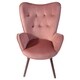 Carson Carrington Falltorp Velvet Tufted Accent Chair - Thumbnail 34