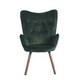 Carson Carrington Falltorp Velvet Tufted Accent Chair - Thumbnail 1