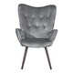 Carson Carrington Falltorp Velvet Tufted Accent Chair - Thumbnail 8