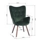 Carson Carrington Falltorp Velvet Tufted Accent Chair - Thumbnail 4