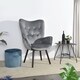 Carson Carrington Falltorp Velvet Tufted Accent Chair - Thumbnail 5