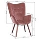Carson Carrington Falltorp Velvet Tufted Accent Chair - Thumbnail 35