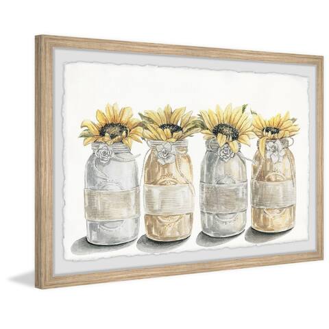 Carson Carrington Handmade Floral Bloom Arrangement Framed Print
