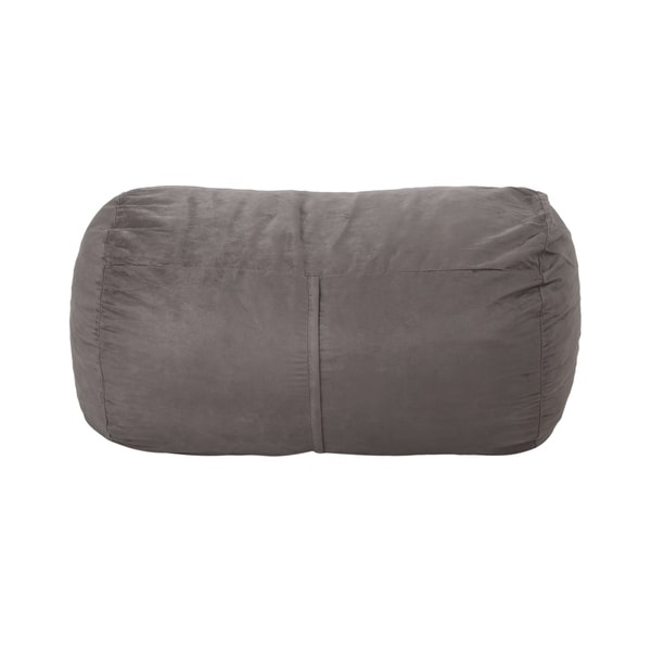 Barry Traditional 4 Foot Suede Bean Bag Cover Only By Christopher Knight Home
