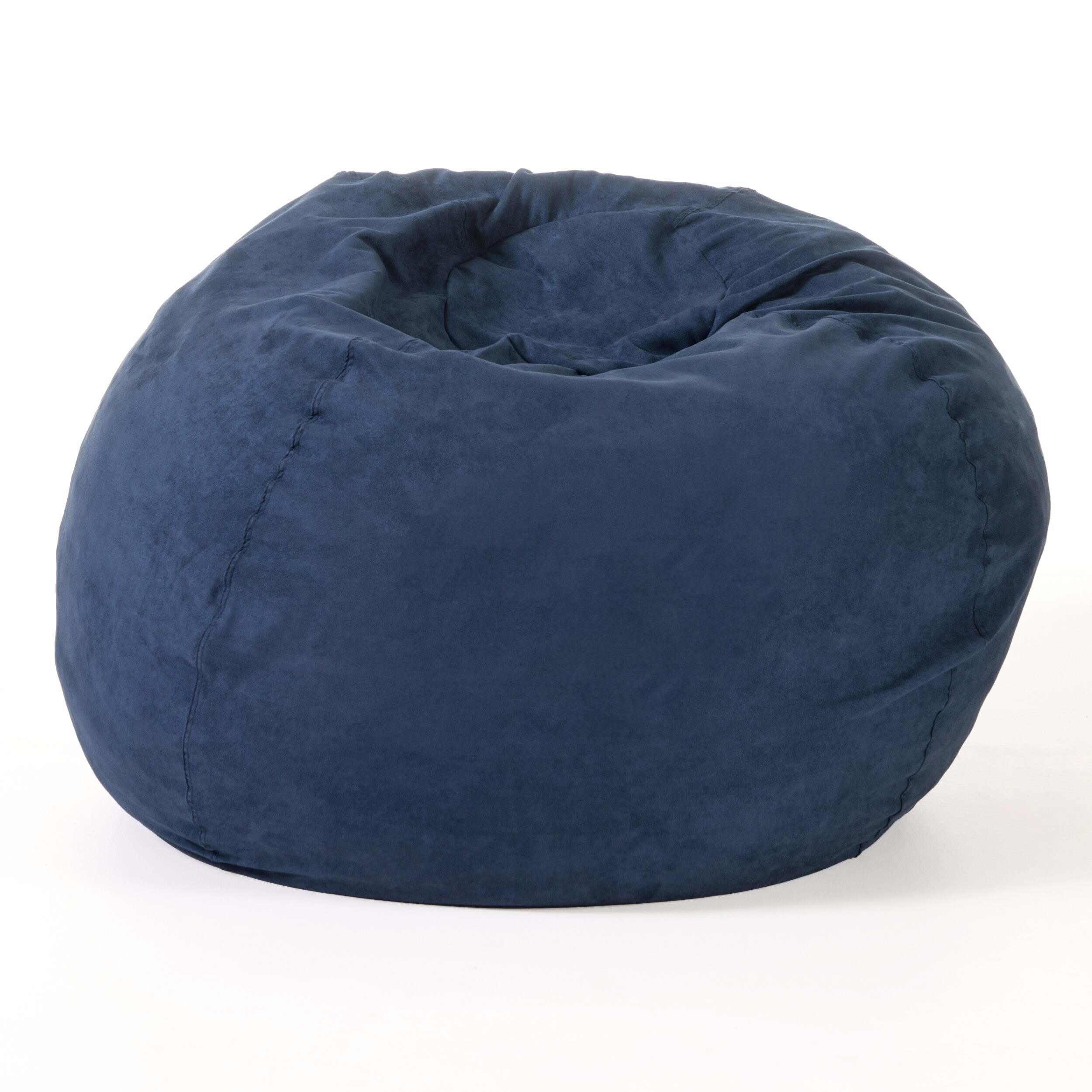 Bates Traditional 5 Foot Suede Bean Bag Cover Only By Christopher Knight Home
