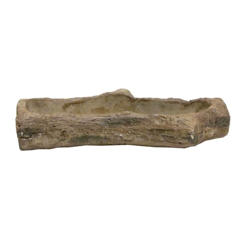 Admired By Nature Cement Tree Log Succulents Cactus Planter Pot