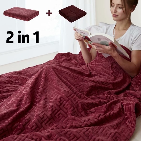 Maroon weighted blanket sale