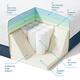 Lucid Comfort Collection Hybrid Mattress and Deluxe Adjustable Bed Set