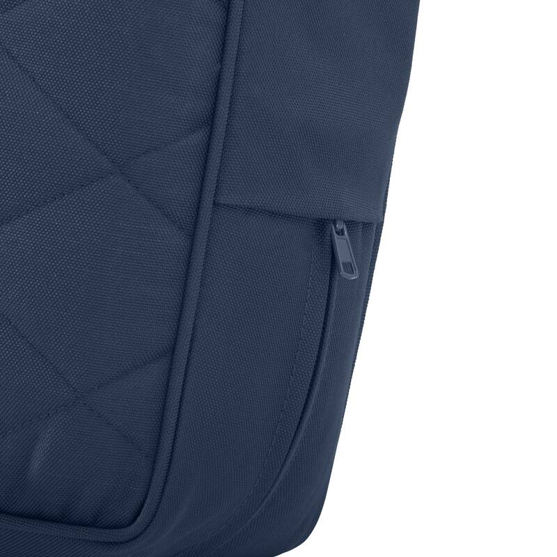 Classic Accessories Montlake Water-Resistant 21 x 20 x 4 Inch Wide Back Lounge Quilted Cushion Cover, Navy