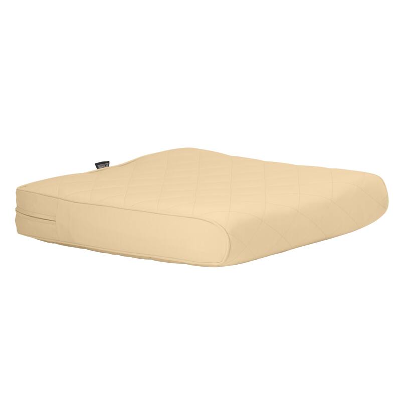 Classic Accessories Montlake® FadeSafe® Rectangle Chaise Seat Quilted Lounge Cushion, 80"L x 26"W x 3"H