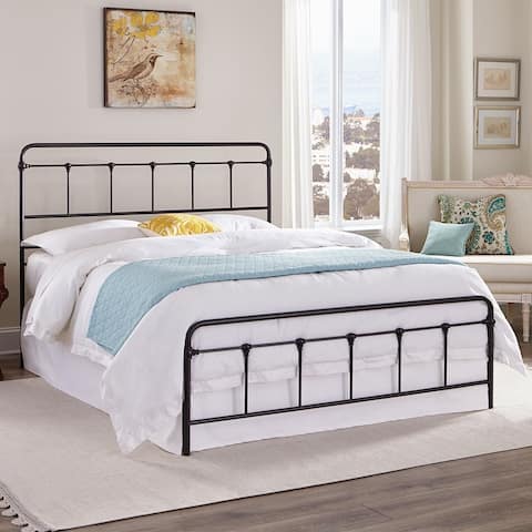 Black Distressed Bedroom Furniture Find Great Deals Kotter Home Zinnia Victorian Metal Iron Bed