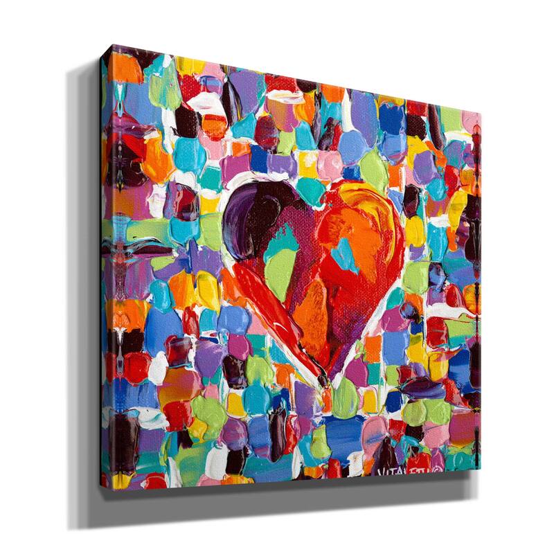 Porch & Den Carolee Vitaletti 'Mosaic Heart III' Canvas Wall Art