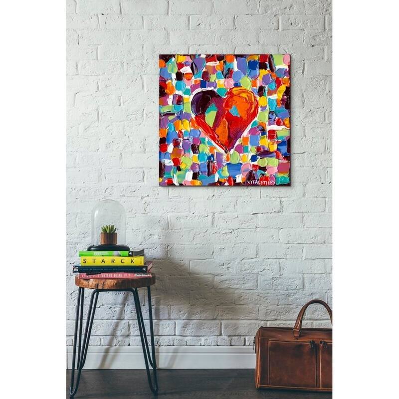 Porch & Den Carolee Vitaletti 'Mosaic Heart III' Canvas Wall Art