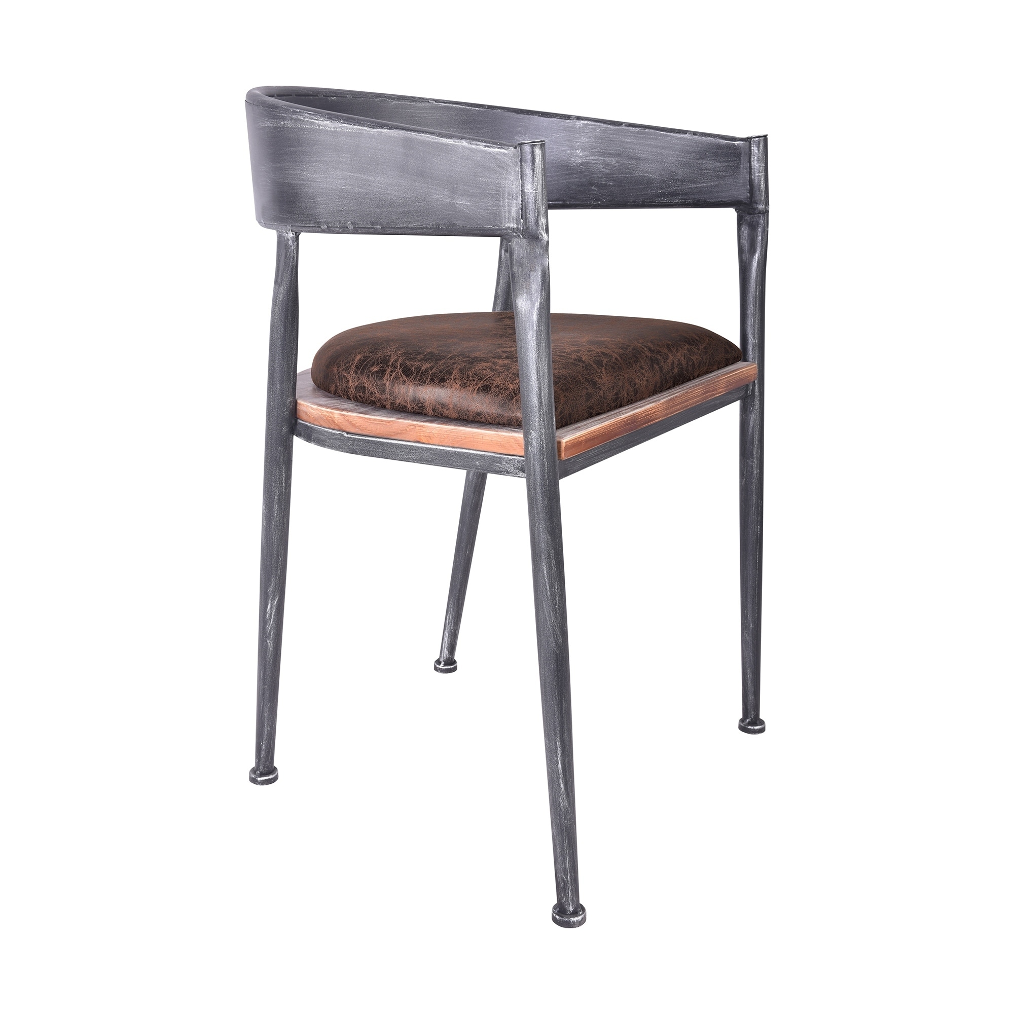 Featured image of post Industrial Wood And Metal Dining Chairs : The natural distressed ash finish of the seat hardwood showcases beautiful wood grain details.