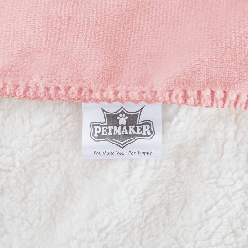 Waterproof Pet Blanket- 40inx30in Plush Throw Protects Couch, Chairs, Car, Bed- Machine Washable by Petmaker - 40x30
