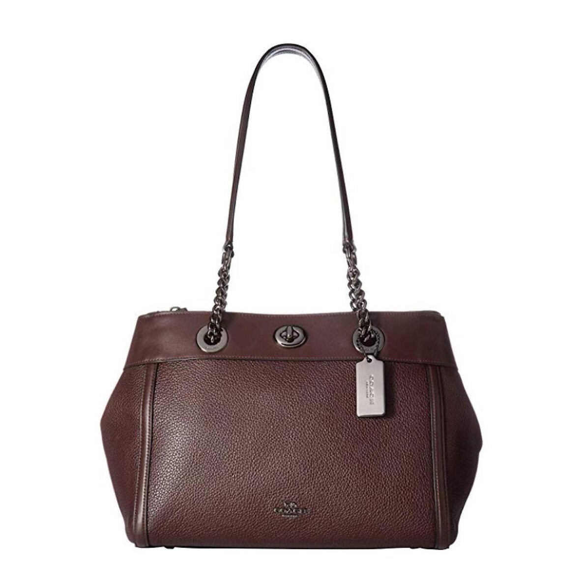 coach turnlock edie oxblood