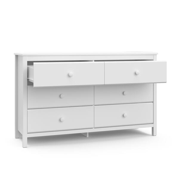 Shop Storkcaft Alpine 6 Drawer Dresser 6 Sdrawers Dresser With