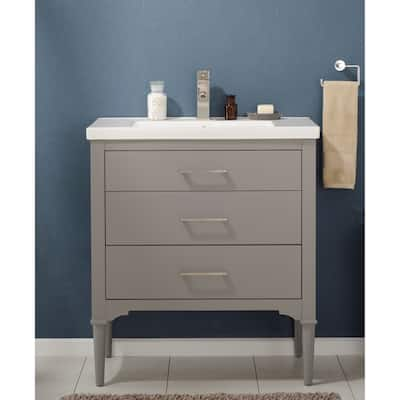 Mason 30" Single Sink Vanity in Grey