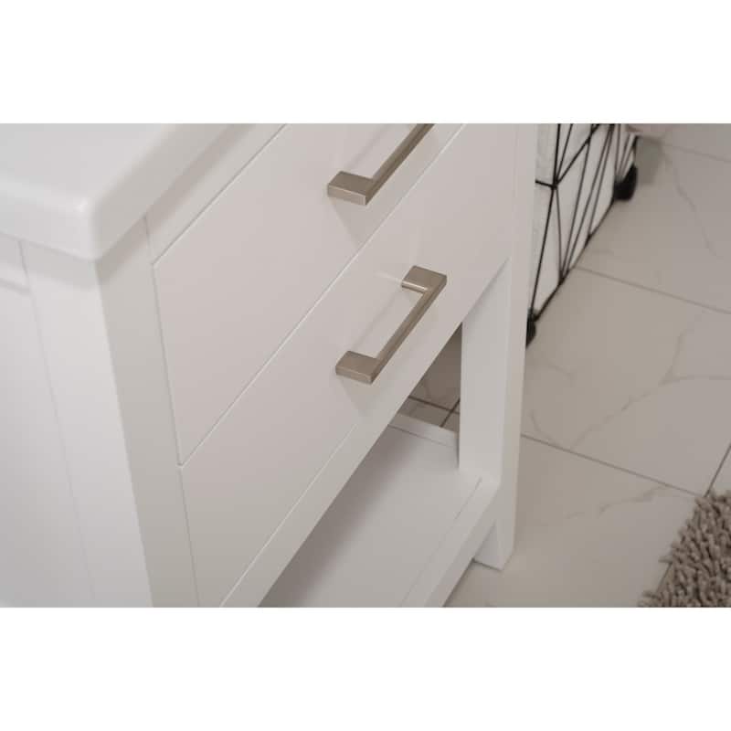 Cara 24" Single Sink Vanity in White