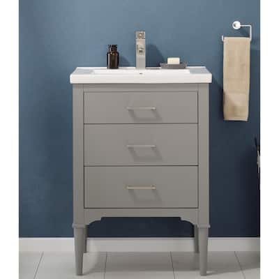 Mason 24" Single Sink Vanity in Grey