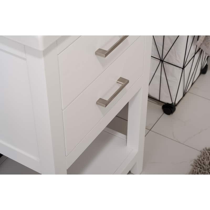 Cara 20" Single Sink Vanity in White