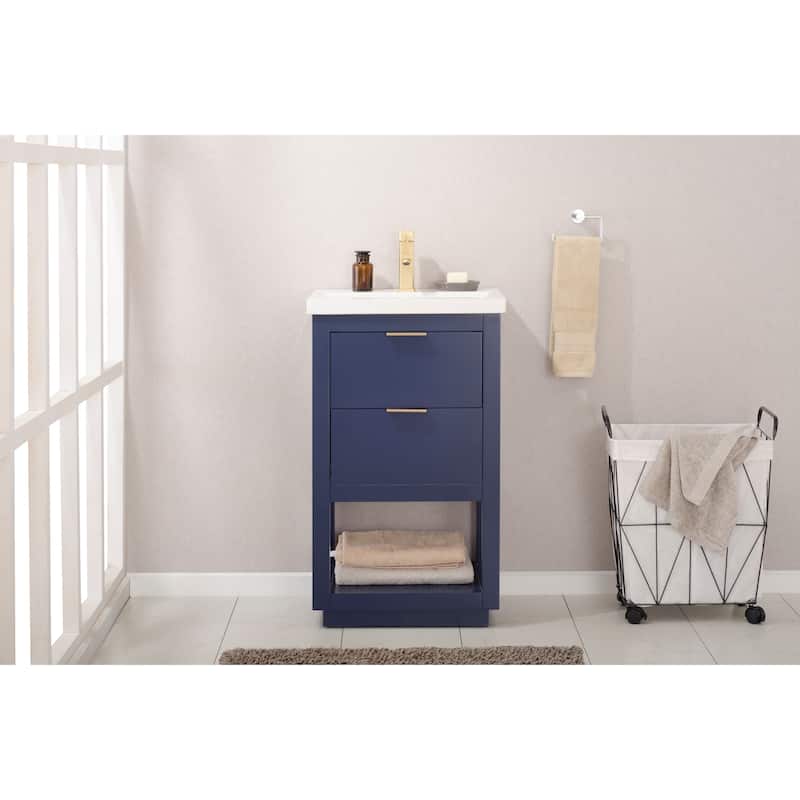 Klein 24" Single Sink Vanity in Blue