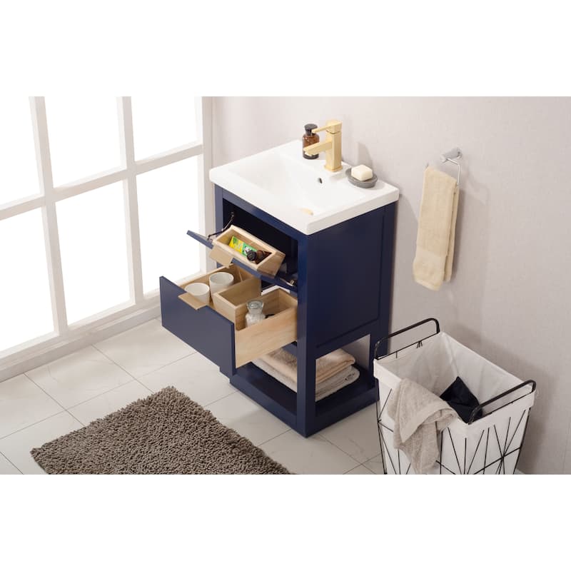 Klein 24" Single Sink Vanity in Blue