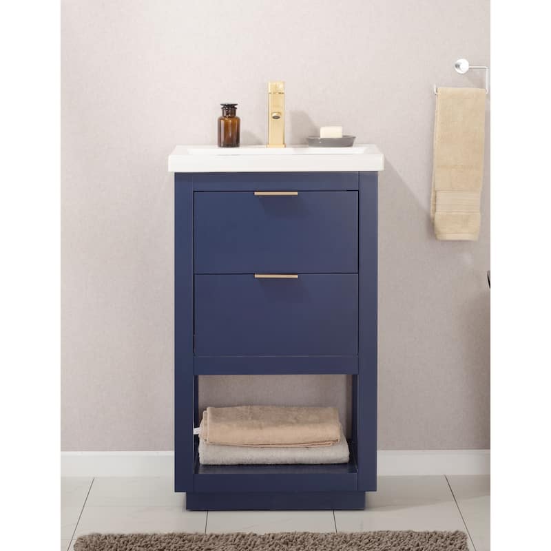 Klein 24" Single Sink Vanity in Blue