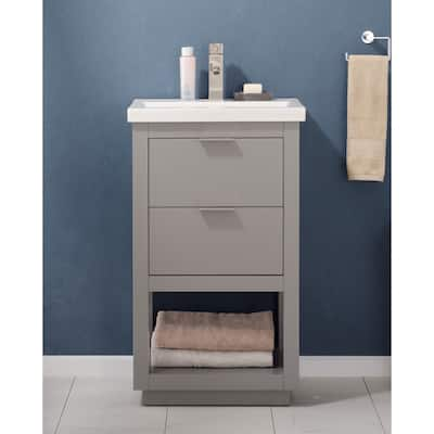 Klein 20" Single Sink Vanity in Grey