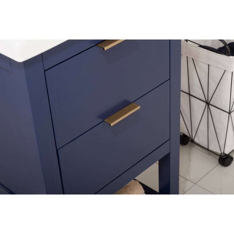 Klein 20" Single Sink Vanity in Blue