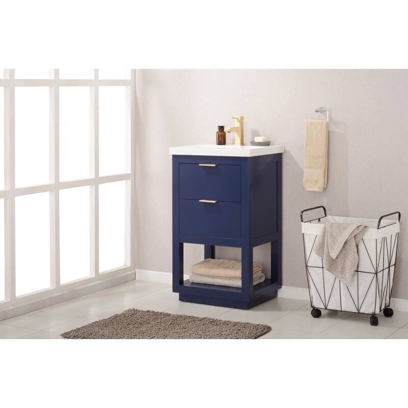 Klein 20" Single Sink Vanity in Blue