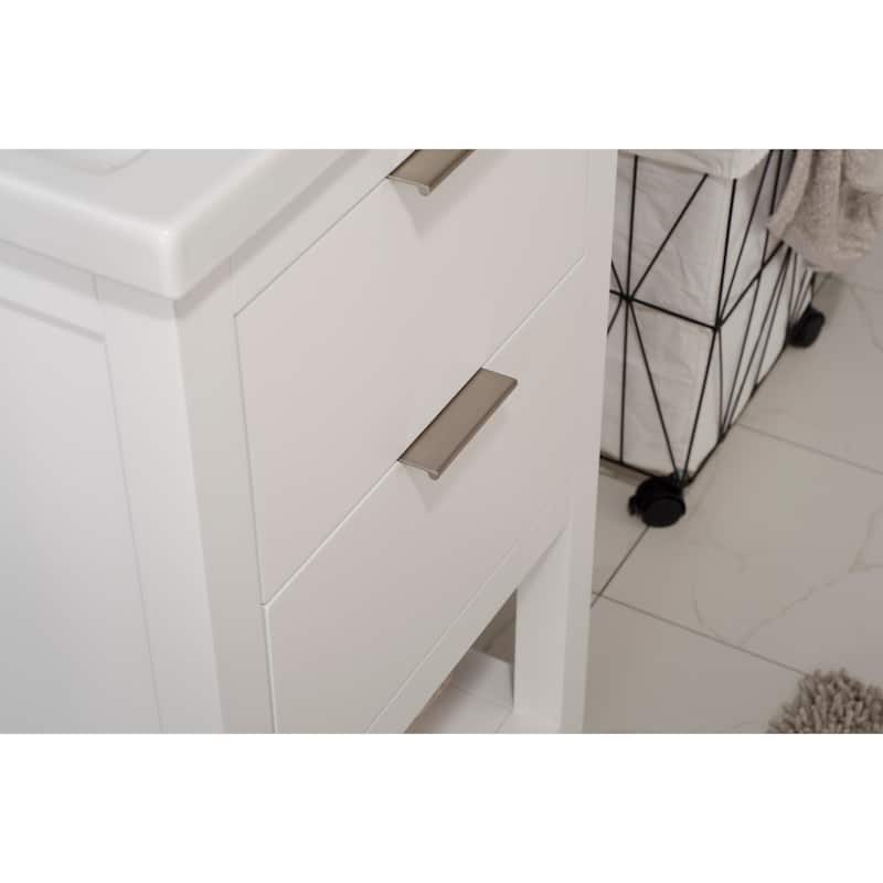 Klein 20" Single Sink Vanity in White