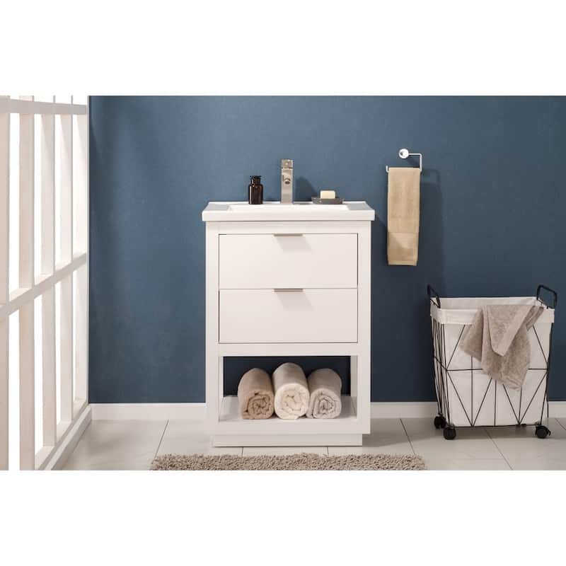 Klein 24" Single Sink Vanity in White