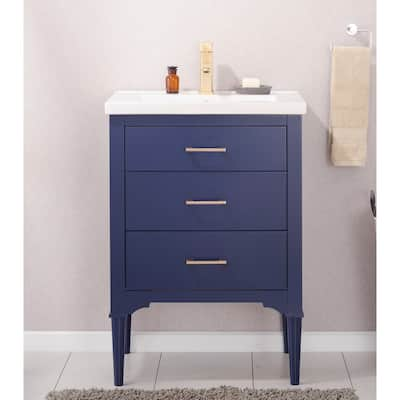 Mason 24" Single Sink Vanity in Blue