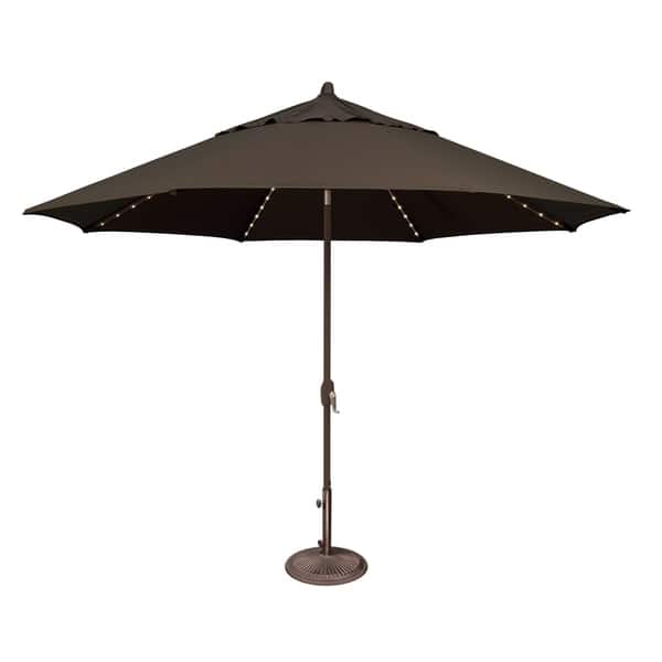 Shop Black Friday Deals On Simplyshade Lanai Pro 11 Octagon Auto Tilt Umbrella With Starlights Overstock 28077664