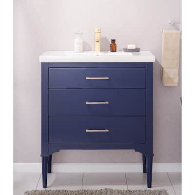 Mason 30" Single Sink Vanity in Blue