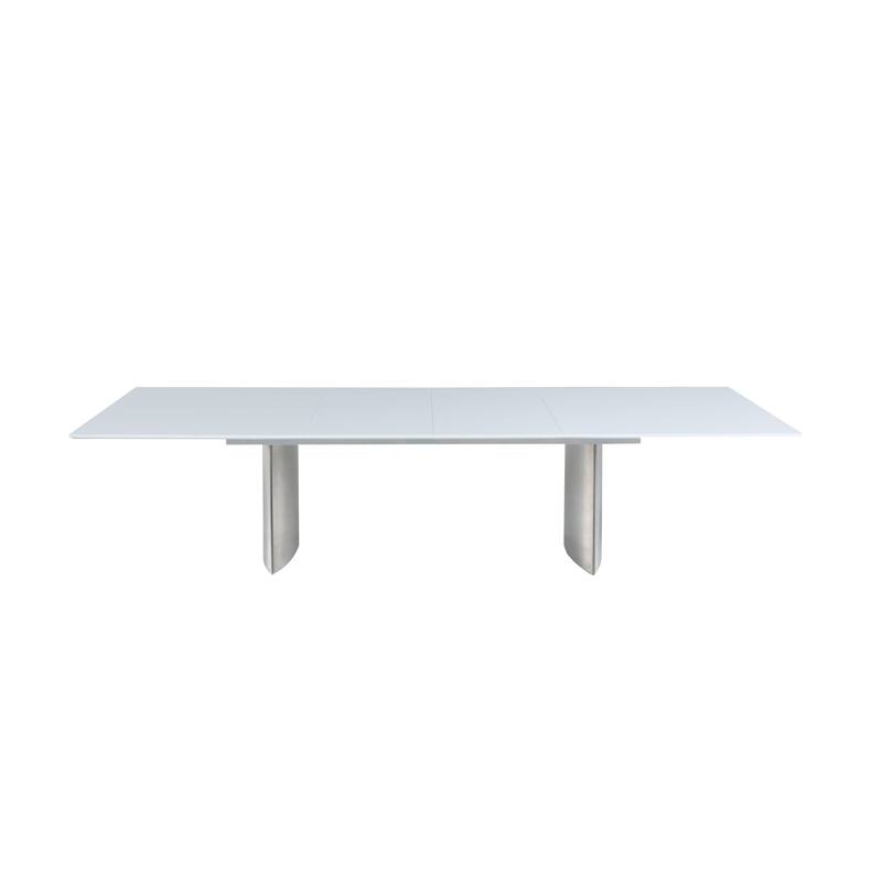 Somette Monica Gloss White Dining Table