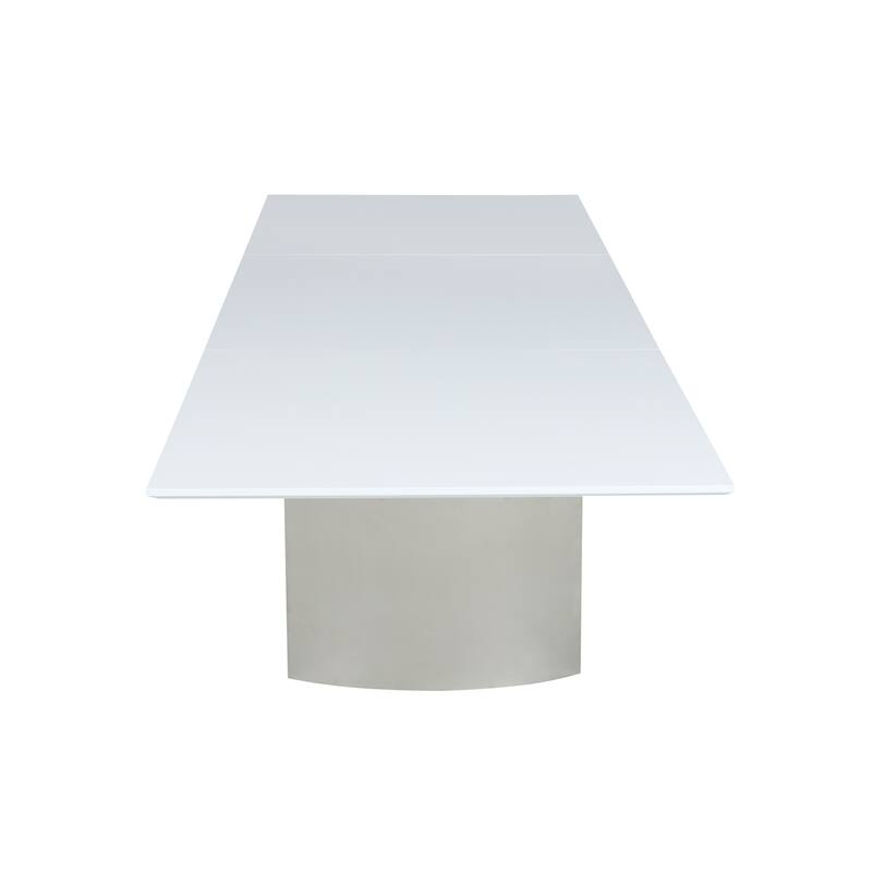 Somette Monica Gloss White Dining Table