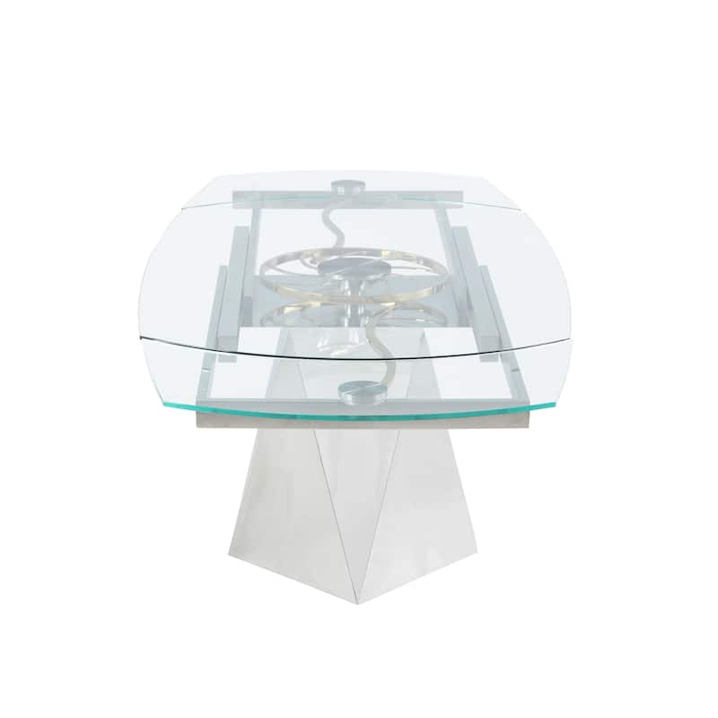 Somette Ariela Dining Table - Silver