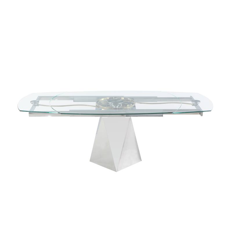 Somette Ariela Dining Table - Silver
