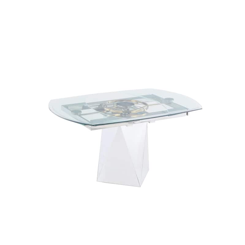 Somette Ariela Dining Table - Silver