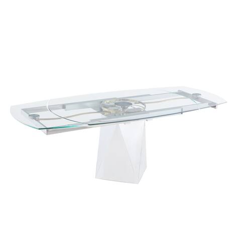 Somette Ariela Dining Table - Silver