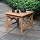 Havenside Home Lowell Teak Patio Side Table - Thumbnail 0