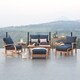Havenside Home Leon Teak Patio Side Table - Thumbnail 5