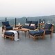 Havenside Home Leon Teak Patio Side Table - Thumbnail 4