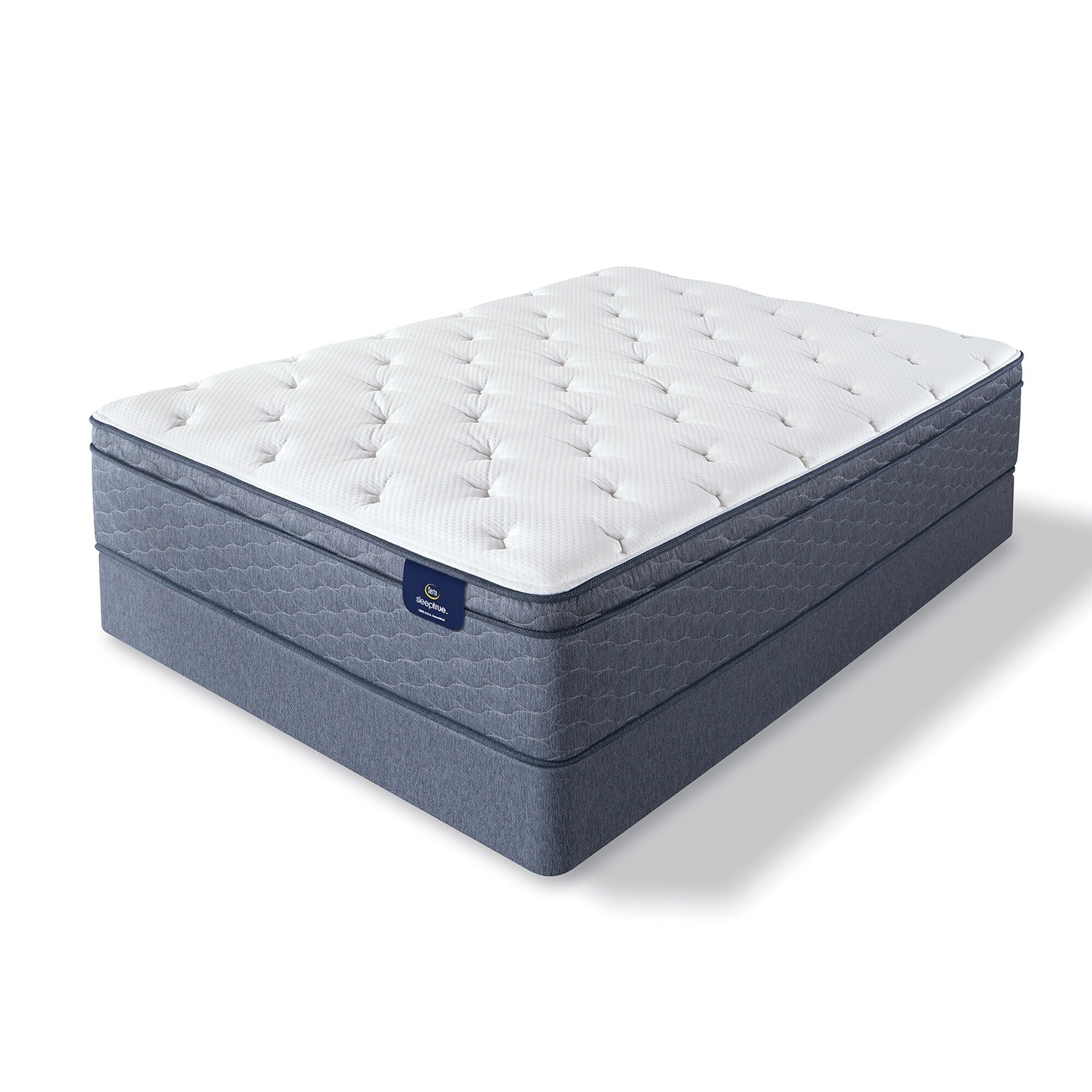 Serta SleepTrue 13 inch Alverson II Euro Top Firm Innerspring Mattress